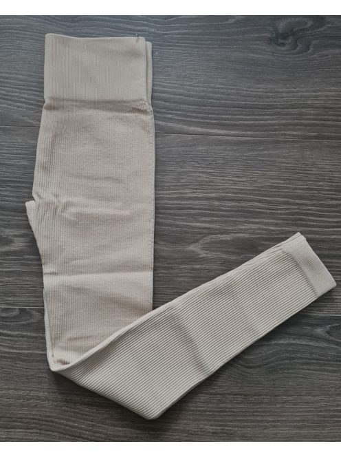 Stella bordázott alakformáló leggings - bézs 