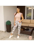 Sunday gumis derekú pamut nadrág - rózsás