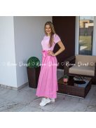 Lulu maxi ruha zsebekkel - rózsaszín