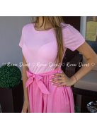 Lulu maxi ruha zsebekkel - rózsaszín