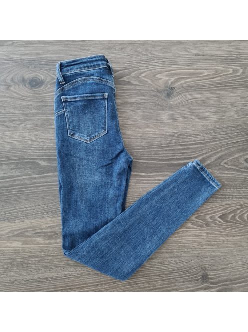 Skinny rugalmas PUSH UP farmer nadrág - kék 