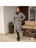 Tirane szövet kabát - szürke