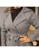 Tirane szövet kabát - szürke