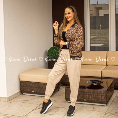 Leo vékony zippes kardigán