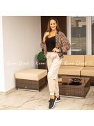 Leo vékony zippes kardigán