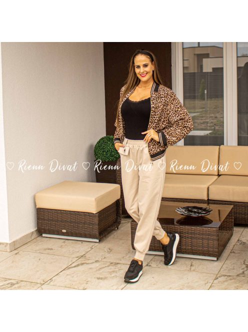 Leo vékony zippes kardigán