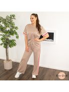 Easy álom puha szívecskés szabadidő szett - mokka