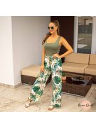 Basic pamut top - khaki 