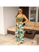 Basic pamut top - khaki 