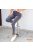 Berta rugalmas skinny farmer nadrág - PUSH UP - szürke