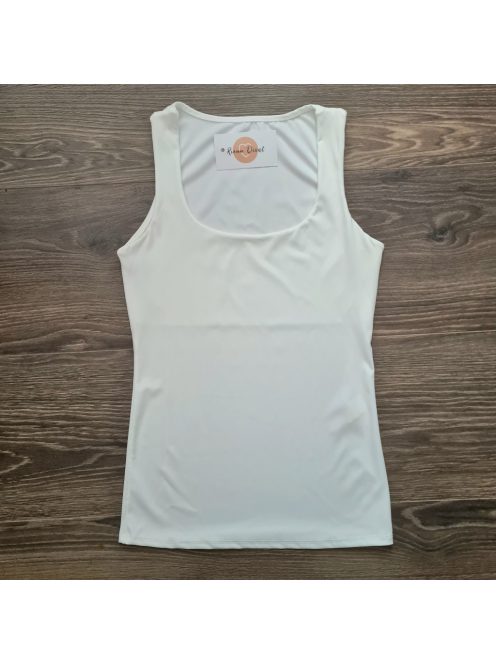 Basic poliamid top - PUSH UP - fehér