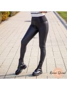 Manka alakformáló bélelt latex leggings