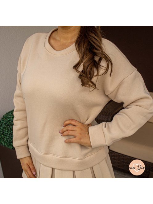 Studio vastag meleg tunika - bézs 