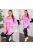 Greta pamut oversize ing tunika - pink