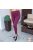 Bonita bundás bélelt alakformáló leggings - burgundi