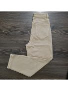 Balloon fit magas derekú rugalmas bézs farmer nadrág + öv 