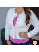 Fluffy pihe-puha szőrmés kardigán