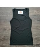 Basic poliamid top - PUSH UP - fekete