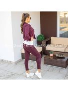 Burgundi rugalmas farmer dzseki 