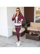 Burgundi rugalmas farmer dzseki 