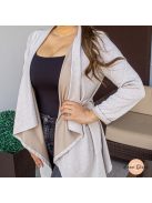 Perla waterfall kardigán - bézs