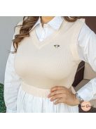 Saci ing tunika mellénnyel - bézs