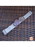 Sandy állítható gumis öv - ezüst