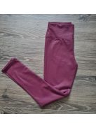 Merlot bélelt latex leggings - burgundi