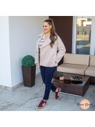 Netti oversize buklé kabát - bézs