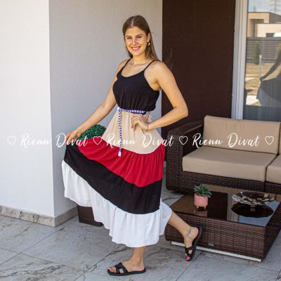 Tricolor maxiruha + öv - bordó