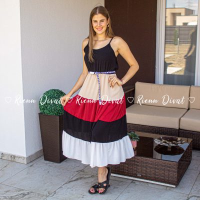 Tricolor maxiruha + öv - bordó