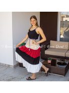 Tricolor maxiruha + öv - bordó