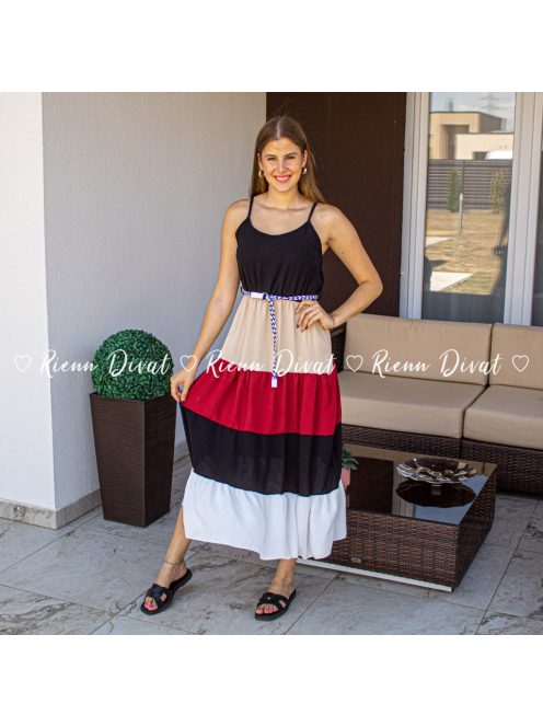 Tricolor maxiruha + öv - bordó