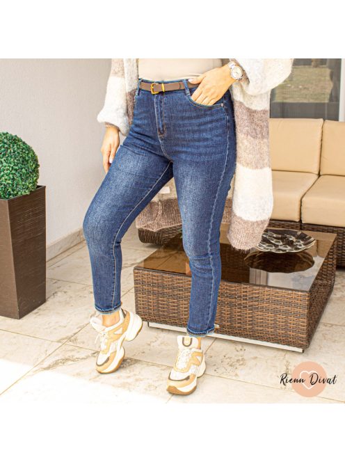 Domi rugalmas MOM fit farmer nadrág + öv 