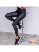 Manka alakformáló bélelt latex leggings