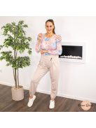 Rubi álom puha gumis derekú nadrág - bézs 