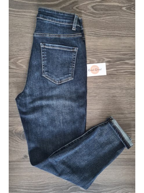 Kristen MOM fit rugalmas farmer nadrág + öv