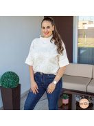 Kristen MOM fit rugalmas farmer nadrág + öv