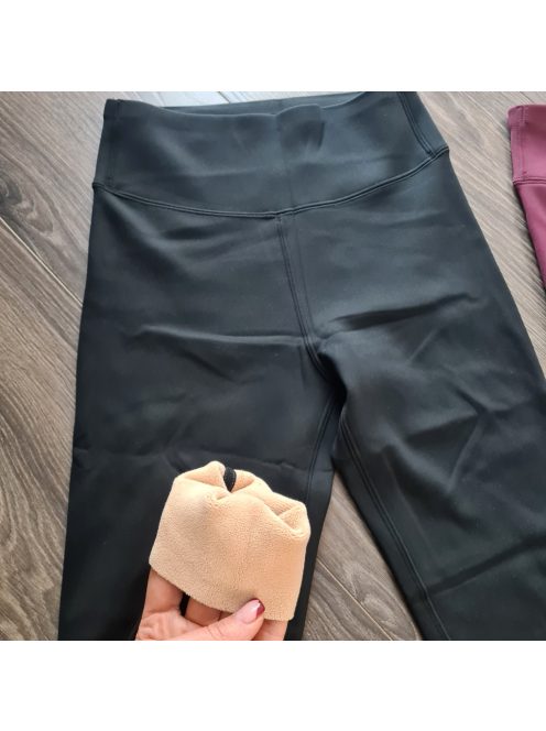 Bonita bundás bélelt alakformáló leggings - fekete