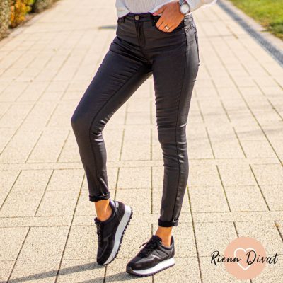 Dia bőr hatású PUSH UP nadrág - bélelt 