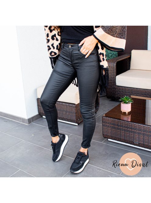 Dia bőr hatású PUSH UP nadrág - bélelt 