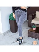 Helga rugalmas MOM fit farmer nadrág - szürke