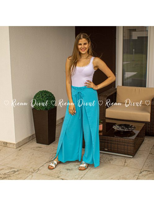 Basic csipkés pamut top - fehér