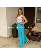 Basic csipkés pamut top - fehér