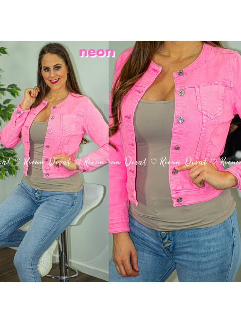 Neon pink rugalmas farmer dzseki 