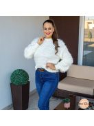 Fluffy pihe-puha szőrmés pulóver 