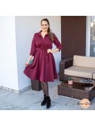 Cray ,,A,, vonalú ing tunika - burgundi