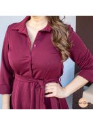 Cray ,,A,, vonalú ing tunika - burgundi