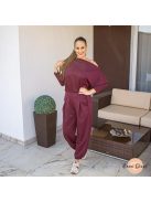 Coco álom puha szabadidő szett - burgundi