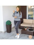 Natasa kötött felső masnival - szürke